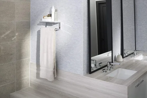 Vista 6 de Toallero de KOHLER, Barra de toallas de baño, colección Draft, cromo pulido, K-27353-CP