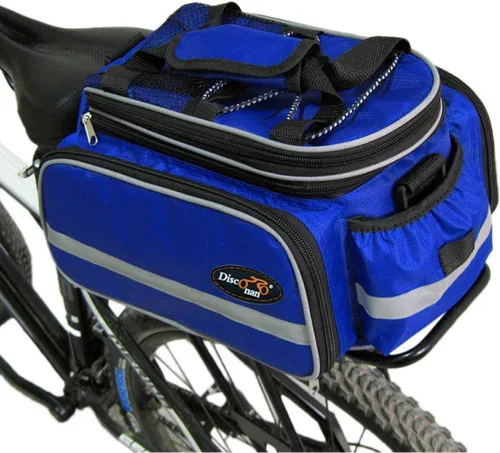 Vista 10 de Disconano® Bolsa impermeable multifunción para la parte trasera del asiento de bicicleta, para ciclismo de excursión, con maletero, paquete
