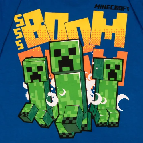 Vista 6 de Minecraft Characters - Camiseta de manga larga para niños, paquete de 3 unidades para niños y niños pequeños