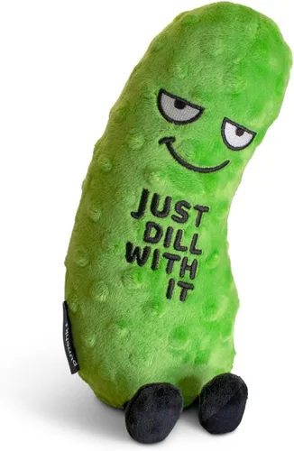 Vista 8 de Punchkins Peluche de pata de pollo, divertido peluche con texto en inglés "It's Leg Day", regalo para los amantes del humor, bonito juguete