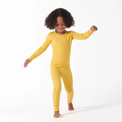 Vista 4 de Gerber Pijama unisex de 2 piezas para bebé y niño pequeño, con viscosa hecha de eucalipto