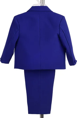 Vista 2 de Lito Angels Trajes formales de esmoquin para bebé, trajes de bautizo de boda, conjunto de 5 piezas sin cola 022