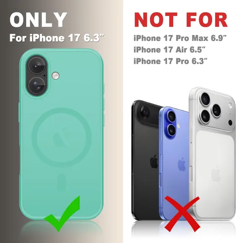 Vista 1403 de Funda para Google Pixel 10 Pro XL, cubierta magnética mate, color negro Fit for MagSafe, Screen Protector included, Shockproof Military Grade