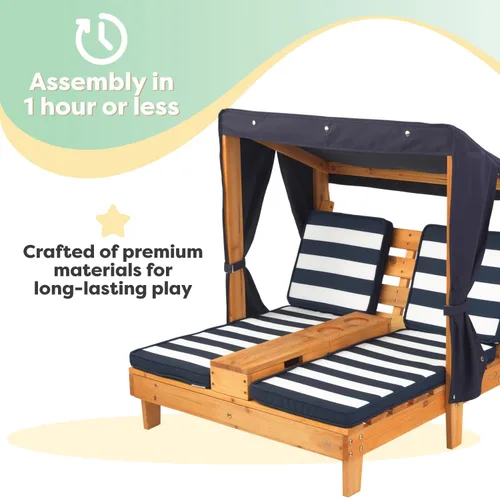 Vista 12 de KidKraft al aire última intervensión doble chaise lounge, talla única