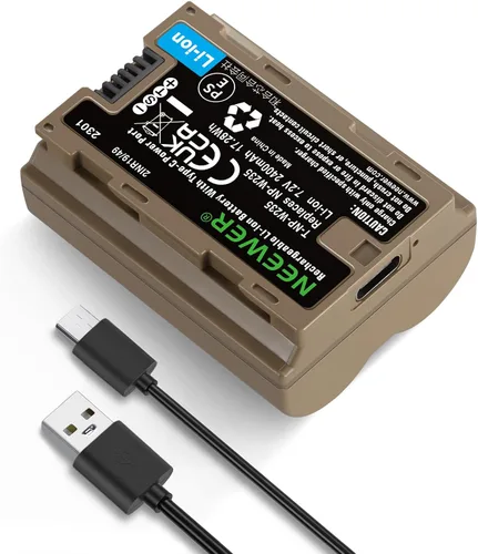 Vista 16 de NEEWER Zfc Z30 Z50 - Batería de repuesto de 1250 mAh EN-EL25, compatible con cámara Nikon Zfc Z30 Z50, cargador de batería MH-32, carga rápida