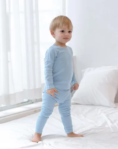 Vista 44 de AVAUMA - Pijama para niños y niñas de algodón básico para uso diario