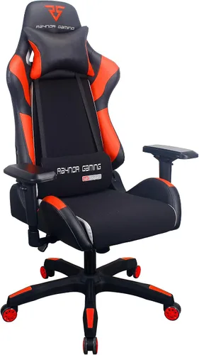 Vista 8 de Energy ProSeries - Silla ergonómica para videojuegos, tecnología Outlast con respaldo alto, estilo carreras, altura ajustable, reposabrazos 4D
