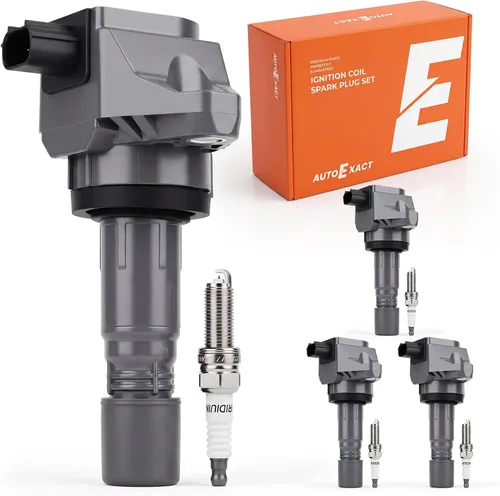Vista 11 de Paquete de bobinas de encendido UF602 Iridium Spark Plug Set Fit para Honda