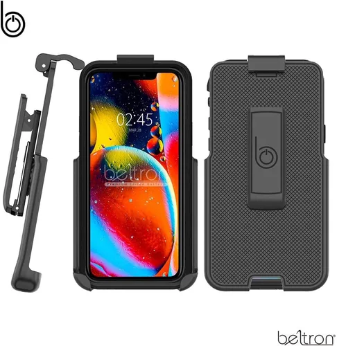 Vista 4 de BELTRON Funda con clip para cinturón compatible con OtterBox Symmetry - iPhone 11 de 6.1 pulgadas (funda no incluida). Características: ajuste
