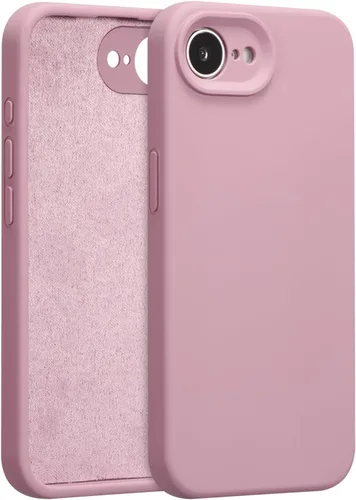 Vista 124 de Funda de silicona para iPhone Air, con [protección completa de la cámara] [forro de microfibra suave antiarañazos], funda de silicona líquida ultra