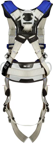 Vista 4 de 3M DBI-SALA ExoFit X100 Comfort Construction - Arnés de seguridad para escalada/posicionamiento, protección contra caídas con cinturón corporal
