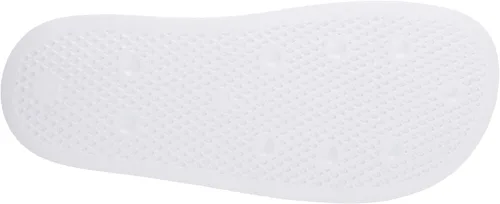 Vista 4 de adidas Originals Pantuflas Adilette Lite unisex para niños, Rosa neblinaBlanco nubeRosa neblinosa