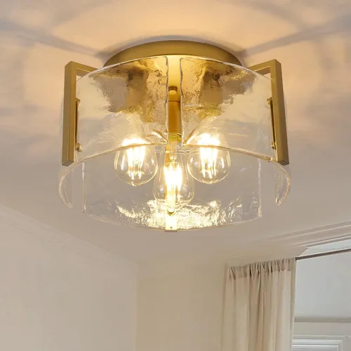 Vista 16 de Lámpara de techo negra de montaje empotrado, lámpara de entrada moderna de 3 luces, montaje de techo, accesorios de iluminación de cocina, lámparas