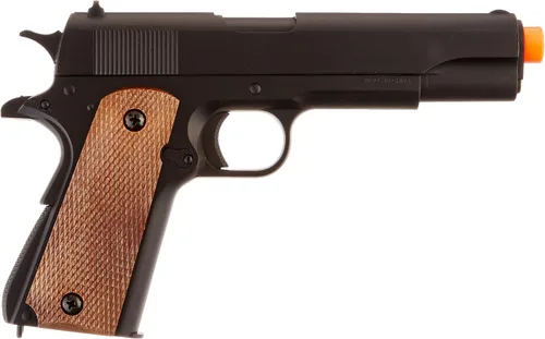 Vista 2 de Pistola de aire comprimido suave de metal y ABS BBTac BT-1911A1, pistola de aire comprimido suave de 250 FPS