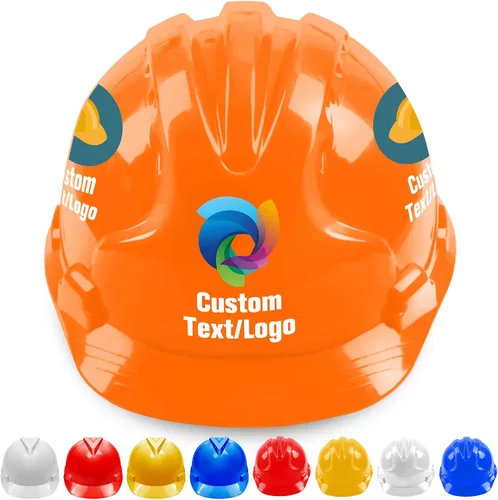 Vista 16 de Cascos de seguridad personalizados para hombres, casco de construcción de logotipo personalizado