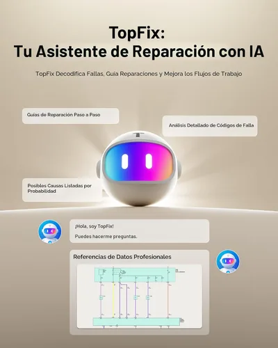 Vista 5 de TOPDON ONE Herramienta de escaneo bidireccional, herramienta de diagnóstico profesional de 10.1