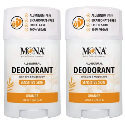 Vista 16 de MONA BRANDS - Desodorante natural para mujeres y hombres, para pieles sensibles, sin aluminio ni bicarbonato de sodio