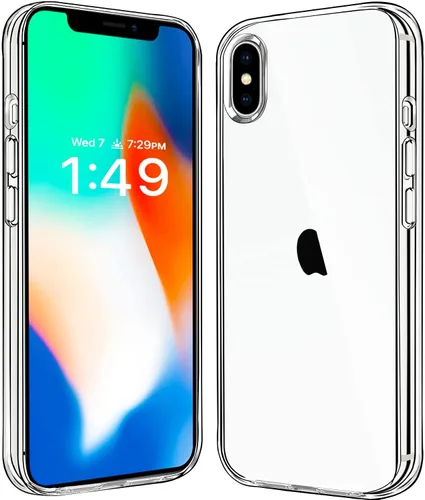 Vista 12 de JJGoo Funda transparente compatible con iPhone 14 Pro, no amarillea, a prueba de golpes, para 14 Pro, delgada, antiarañazos, carcasa protectora