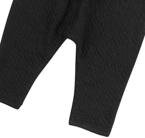 Vista 2 de HonestBaby Matelasse Harem Pants Cozy Roomy Fit Pull on Bottoms 100% Organic Cotton for Infant Baby Boys, Girls, Unisex
