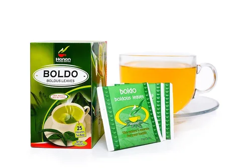 Vista 2 de Hanan Peruvian Secrets Boldo - Té de hierbas Boldo 100% natural 25 bolsas de té Actúa naturalmente como un laxante diurético y suave