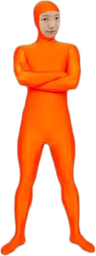 Vista 5 de VSVO Body completo Zentai de cara abierta de elastano para adultos y niños