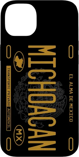 Vista 15 de Michoacano Michoacan Mexican State License Plate Phone Case for iPhone 17