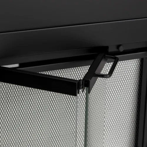 Vista 6 de Pleasant Hearth AT-1001 1111 pantalla para chimenea, Negro Mediano