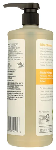 Vista 2 de 365 by Whole Foods Market, Champú Strength & Vitality, coco y miel, 32 onzas líquidas