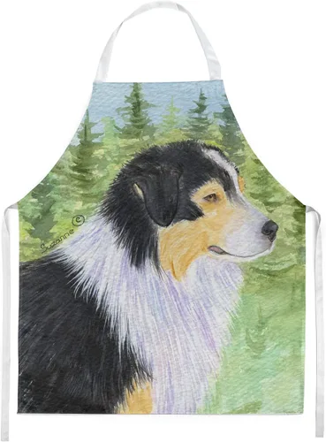 Vista 128 de Caroline's Treasures Delantal unisex Suzanne Staines Dogs Pastor australiano 8283