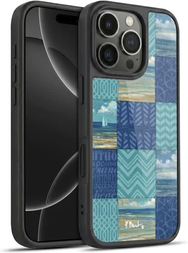 Vista 43 de Head Case Designs Officially Licensed Paul Brent Agate Mermaid Coastal Gel Armor Case [Military Grade Drop Protection] Compatible with Apple iPhone
