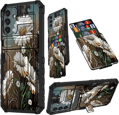 Vista 49 de Funda para Samsung A13 5G, Galaxy A13 5G con tarjetero desmontable atril resistente a prueba de golpes funda protectora para Samsung Galaxy A13 Gato