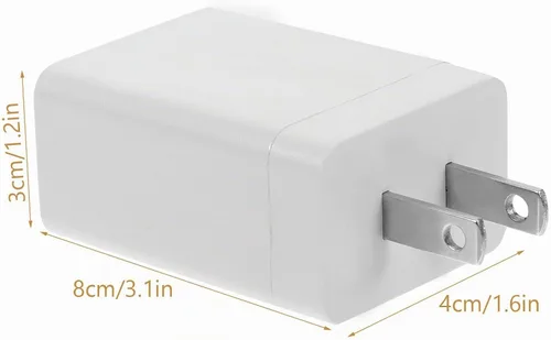 Vista 2 de Uonlytech - Cargador falso con compartimento secreto, pastillero secreto, monedas, caja de almacenamiento para objetos de valor