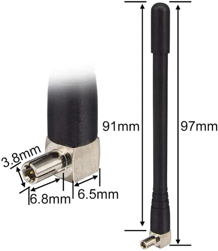 Vista 2 de onelinkmore Antena TS9 para punto de acceso móvil 4G LTE, paquete de 2, antena RF