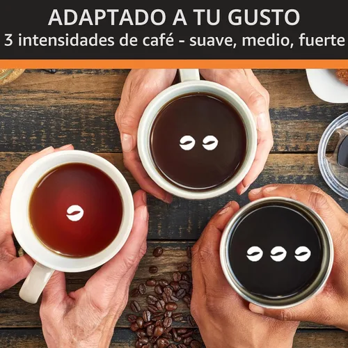 Vista 4 de Krups Simply Brew Cafetera de Goteo de Acero Inoxidable y Jarra Térmica 12 Tazas Programable, Personalizable, Pantalla Digital, Filtro de Café