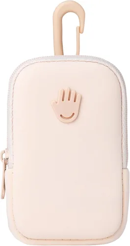 Vista 6 de Touchette Zippered Pouch with Snap Hook – Attachable Bag Accessory Compatible with 1 FL OZ Touchland Hand Sanitizer