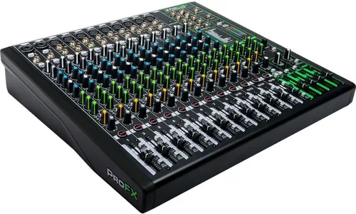 Vista 9 de Mackie ProFX6v3+ Mezclador analógico profesional de 6 canales con USB, preamplificadores de micrófono Onyx, motor de efectos GigFX y Bluetooth 2
