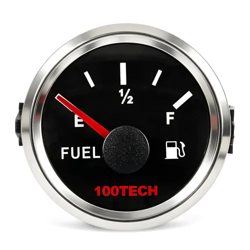 Vista 8 de 100TECH - Medidor de combustible marino de 0-30 ohmios, 2.047 in, 2-1/16, color blanco