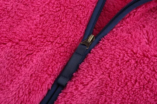 Vista 4 de BTPEIHTD Chaqueta sherpa de forro polar suave con cremallera completa para niña
