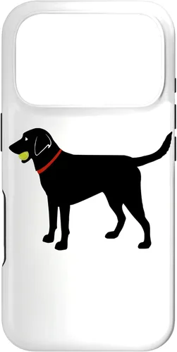 Vista 30 de Labrador Retriever Fetch, Black Lab Play Ball Dog Lover Gift Case for iPhone 17