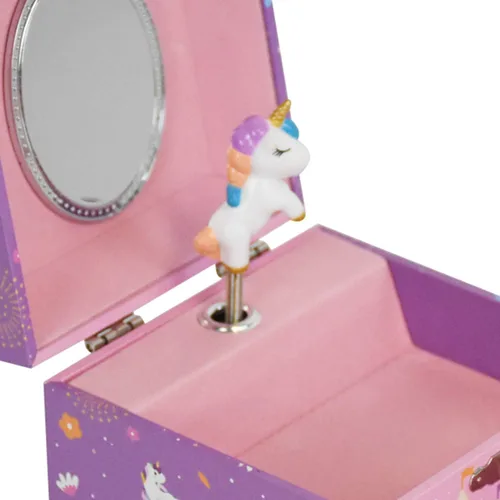 Vista 5 de Caja de joyería musical para niñas y niños caja de joyería de música para regalo hermoso soñador