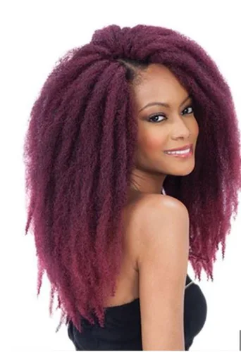 Vista 3 de Trenzas de pelo sintético Havana Twist estilo cubano, 16", 1