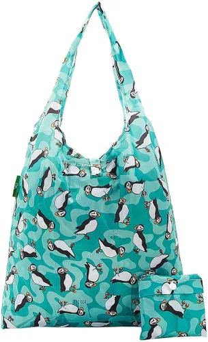 Vista 18 de ECO CHIC Bolsas plegables reutilizables para comestibles, bolsa de compras ligera, reciclada y reutilizable, bolsa plegable impermeable Gafas Gatos