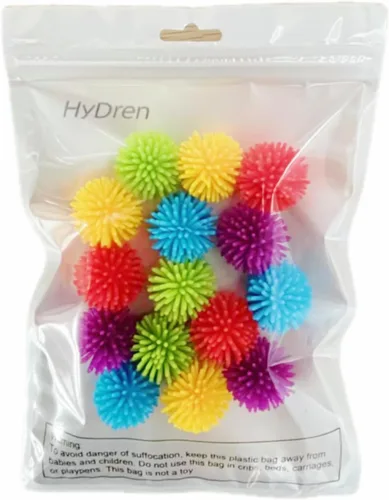Vista 7 de HyDren Paquete de 25 mini bolas sensoriales de puercoespín con puntas