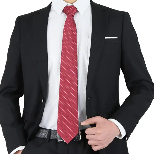Vista 121 de WeiShang Lote de 6 corbatas clásicas de seda para hombre, corbatas tejidas jacquard