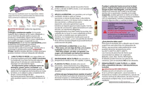 Vista 6 de RITUAL BOTANICO Keratina Organica 250 ML - 12 Aceites Naturales y Aminoácidos que aportan brillo, sedosidad y nutrición. Keratina para alisar