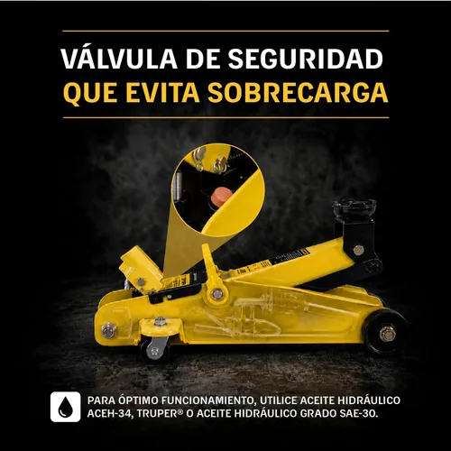 Vista 5 de Truper GAPA-2P Gato de piso de 1,5 toneladas, Pretul