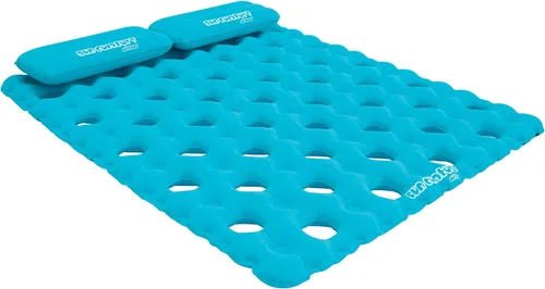 Vista 4 de Airhead SUN COMFORT COOL SUEDE Colchón doble para piscina, lima (AHSC-016)
