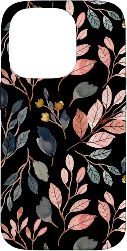 Vista 17 de iPhone 16 Green Botanical Fern Foliage Watercolor Floral Pattern Case