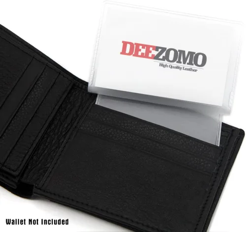 Vista 4 de DEEZOMO Juego de 2 insertos de cartera de repuesto de 6 páginas para billetera plegable o triple