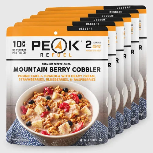 Vista 22 de Peak Refuel Fudge Brownie Bites, refrigerio liofilizado para camping, 1